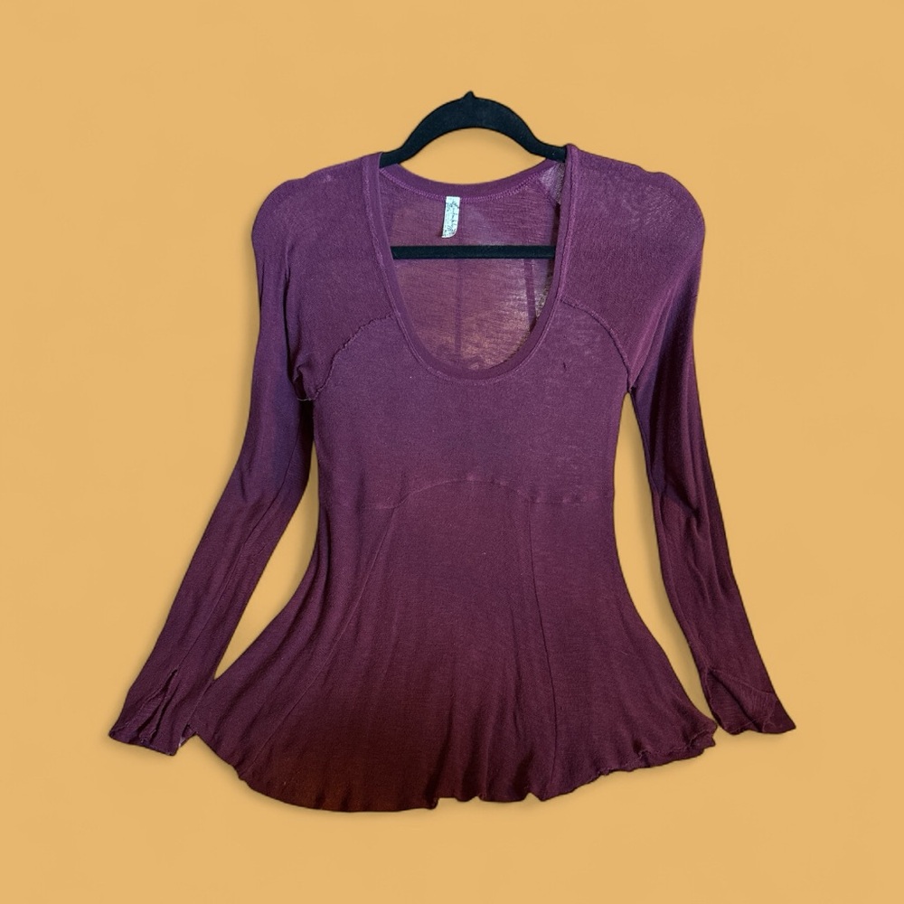 Intimology Berry Knit Top